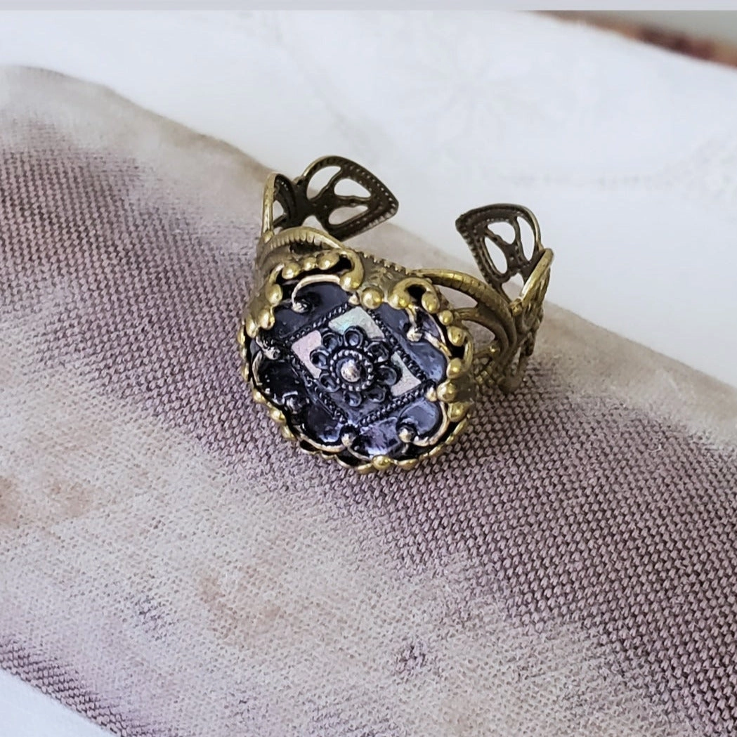 1880's Paris Button Ring