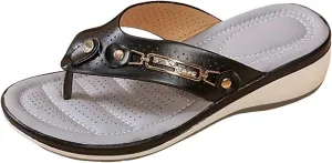 2025 Orthopedic Sandals for Women Summer Fashin Beach Vacation Flip Flops with Arch Support Breathable Non-Slip Open Toe Soft Sole Slippers Comfortable Indoor/Outdoor Ladies Dress Walking Footwear