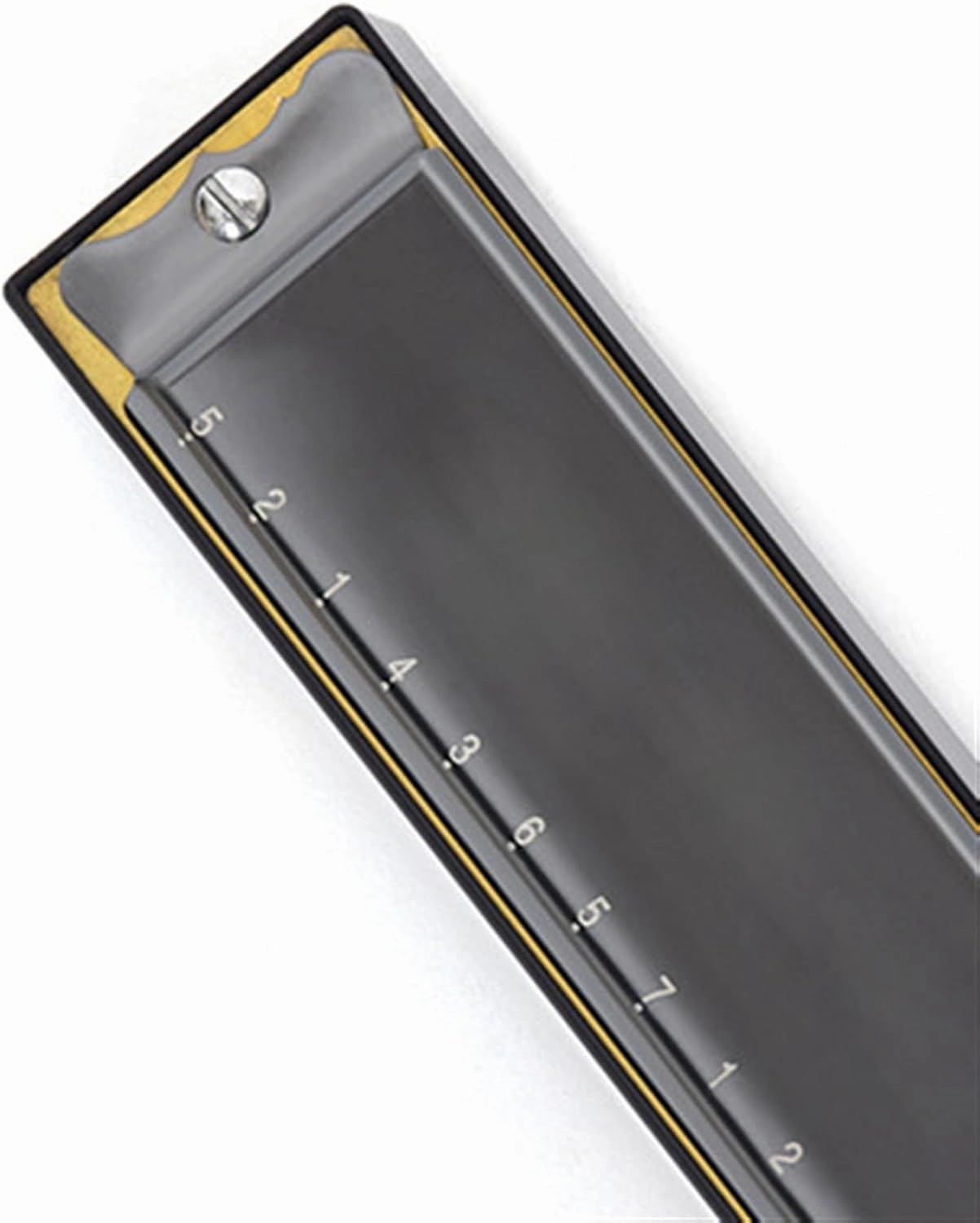 24 hole polyphonic C harmonica for adults and beginners(Gold)