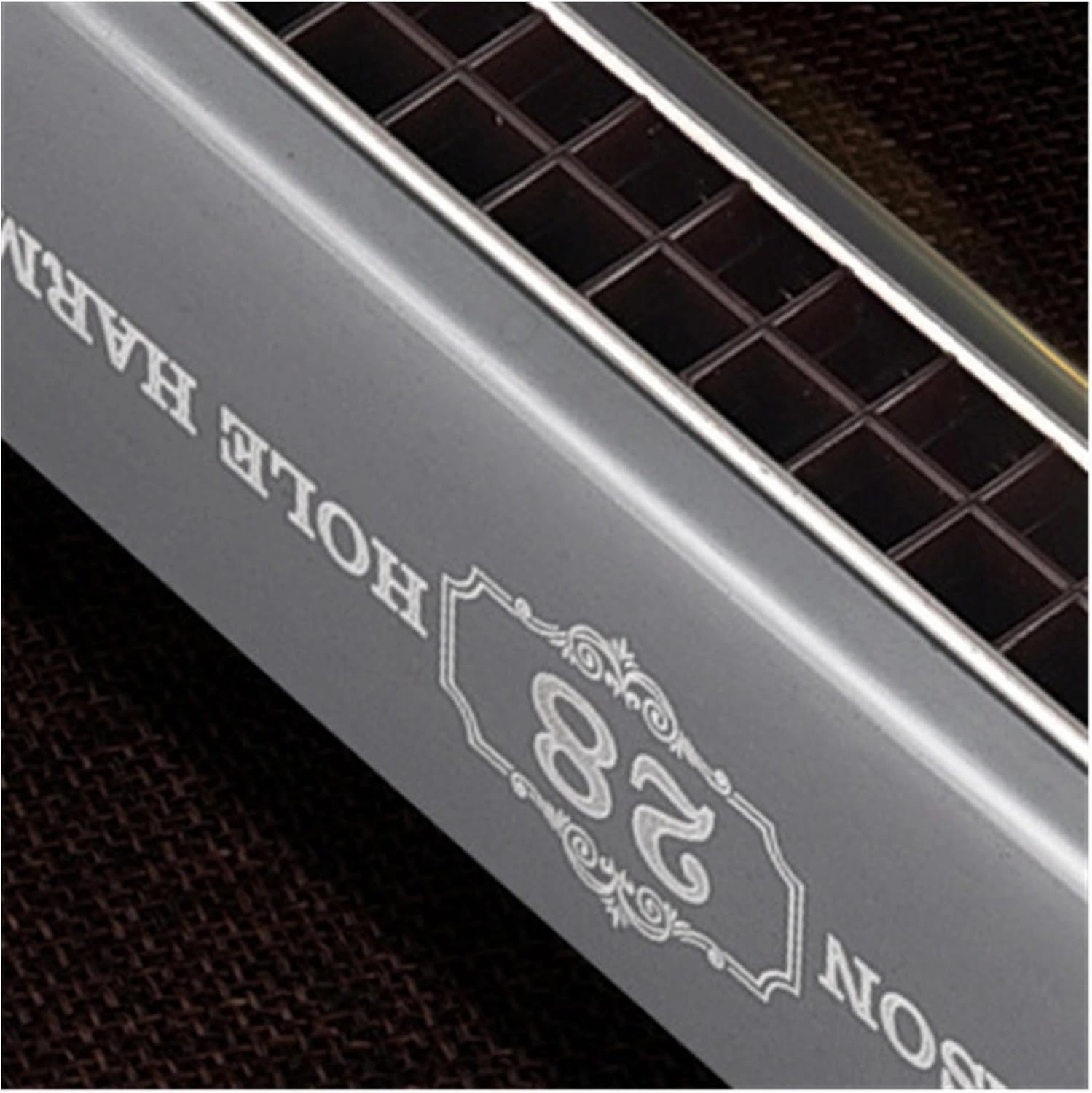 28hole harmonica polyphonic C key beginner professional instrument(Gold)