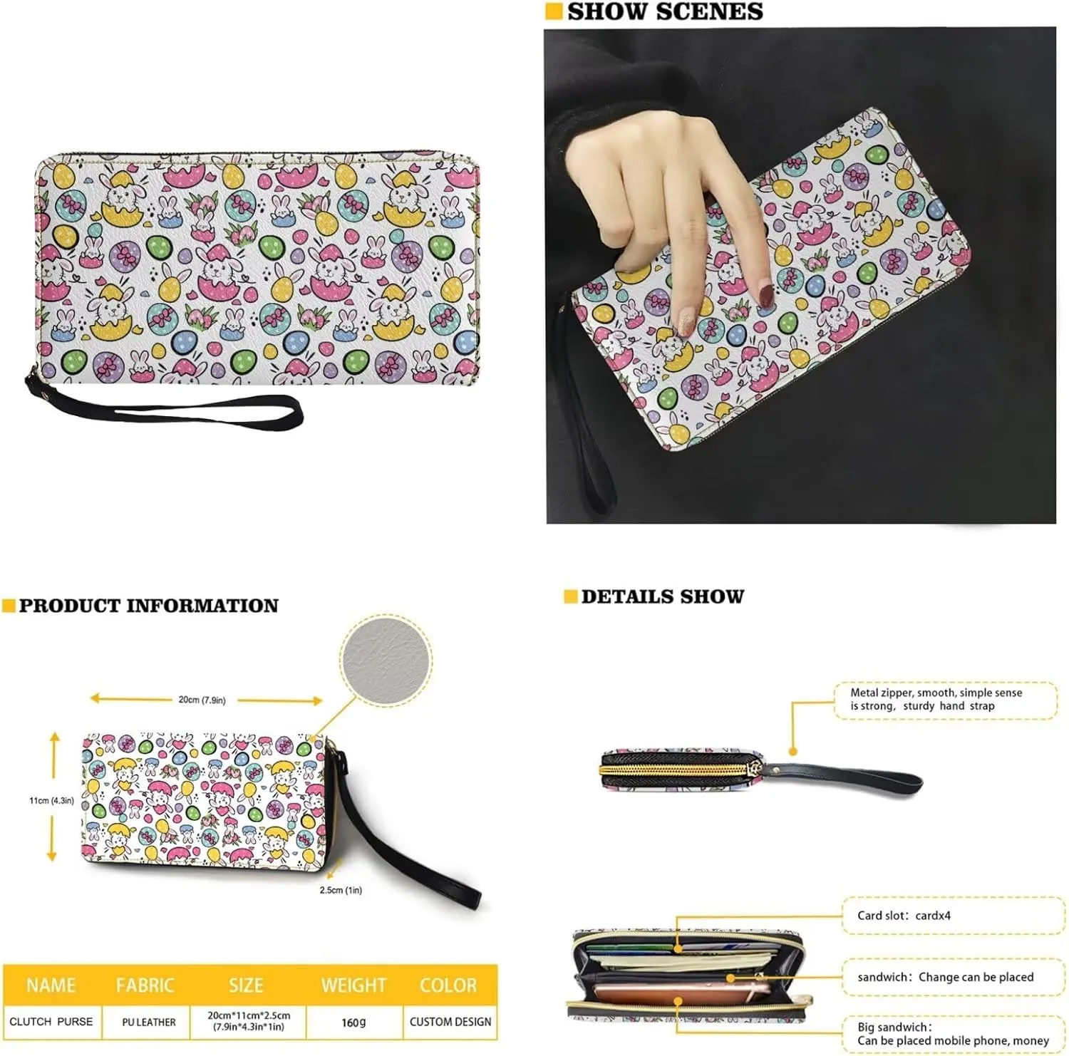 2pcs Purses for Women Wallet Shoulder Bag Top Handle Hand for Daliy Use