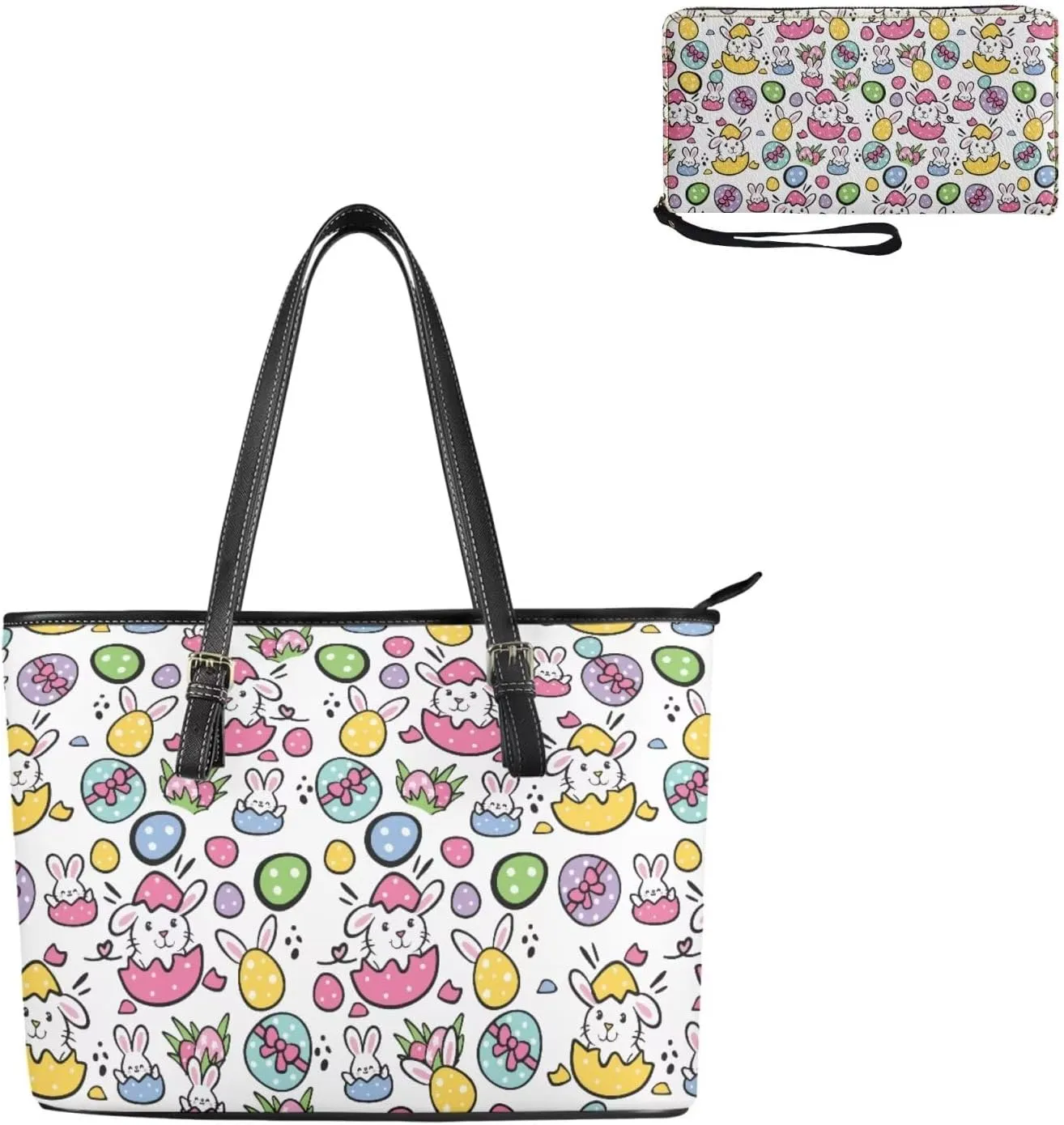 2pcs Purses for Women Wallet Shoulder Bag Top Handle Hand for Daliy Use