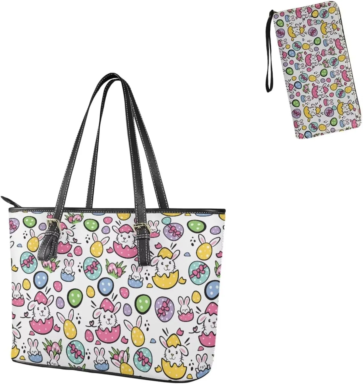 2pcs Purses for Women Wallet Shoulder Bag Top Handle Hand for Daliy Use