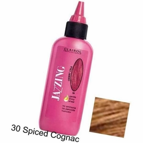 30 SPICED COGNAC Jazzing Semi-Permanent Professional Hair Color / 3 oz. by Clairol