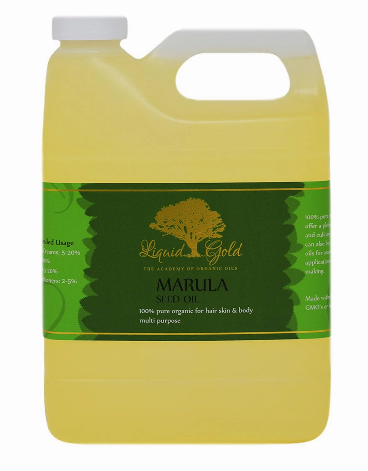 32 oz - Premium Marula Oil - 100% Pure Cold Pressed Natural Organic