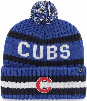 47 MLB Unisex-Adult Officially Licensed Primary Logo Bering Sport Knit Cuffed Pom Beanie Cold Weather Hat
