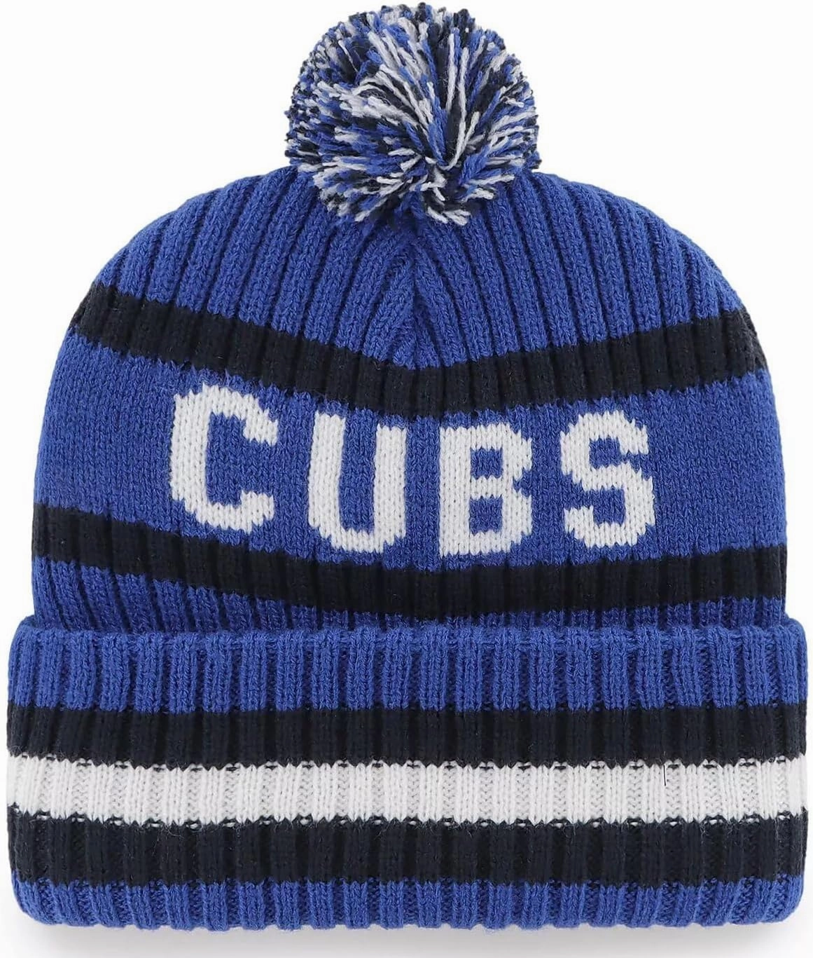 47 MLB Unisex-Adult Officially Licensed Primary Logo Bering Sport Knit Cuffed Pom Beanie Cold Weather Hat