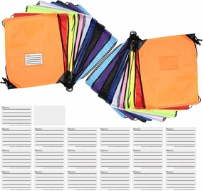 "20 Pack Bulk Drawstring Backpacks - Lightweight Cinch Bags for Sports, Gym & Outdoor Activities. 10 Vibrant Colors, Durable & Convenient for Travel & Events."