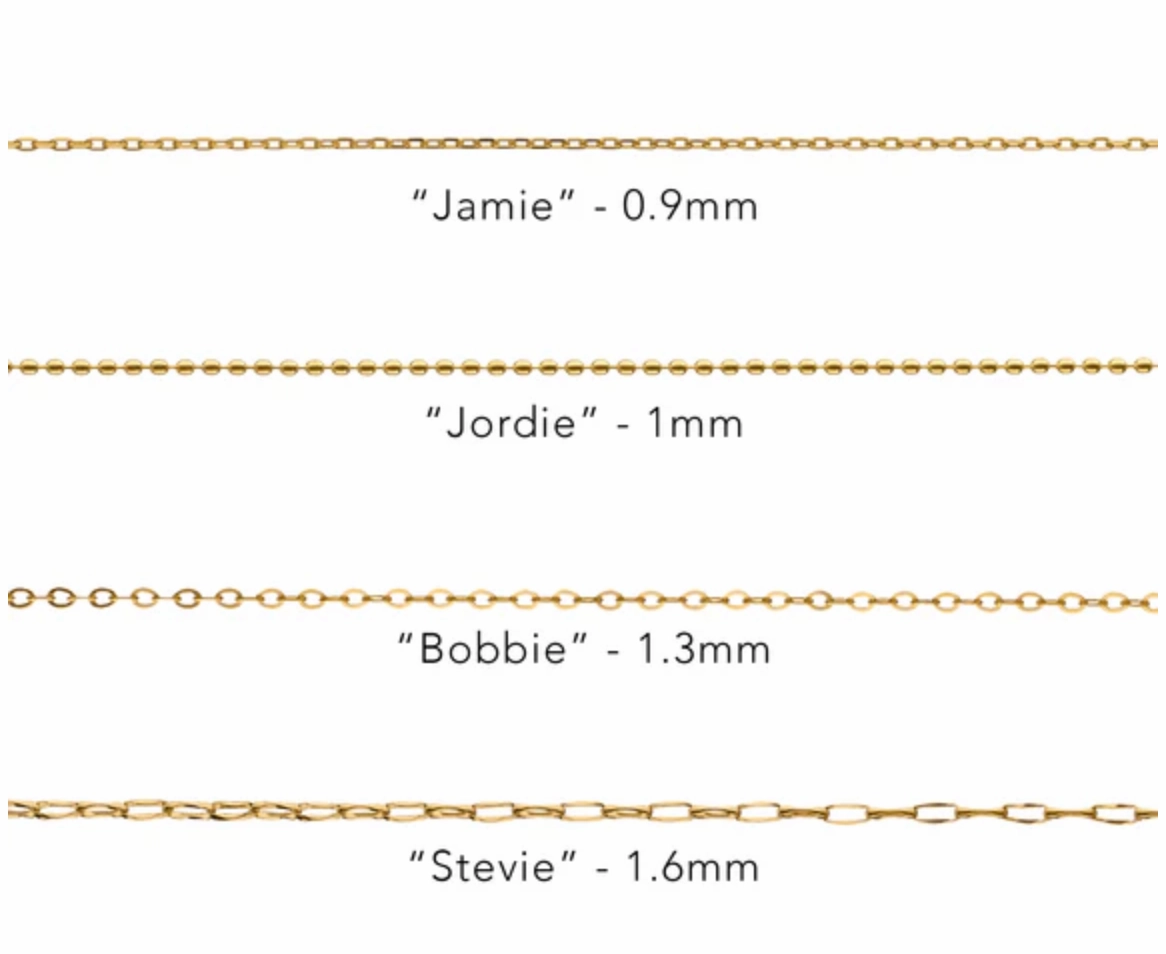 "Jordie" Delicate Ball Chain