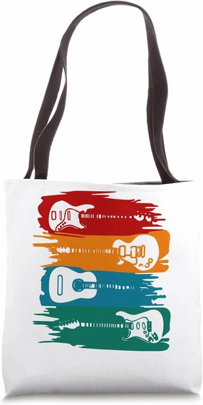 A Symphony of Iconic Guitars Tote Bag