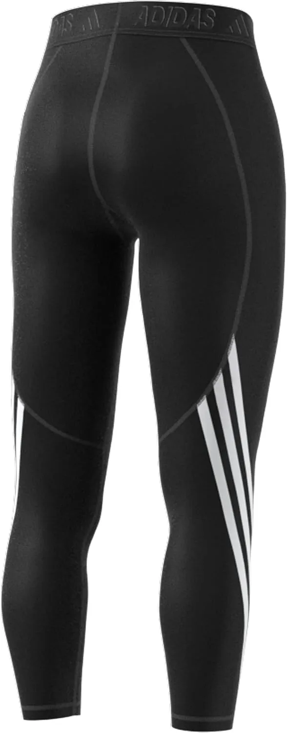 adidas Women's Techfit 3-Stripes Long Gym Leggings