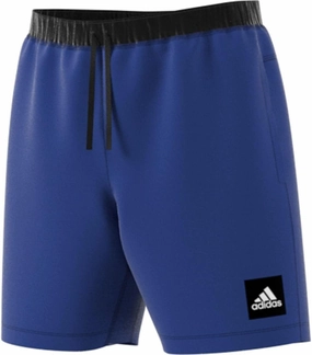 adidas City Fleece Training Shorts - Mens Training L Bold Blue