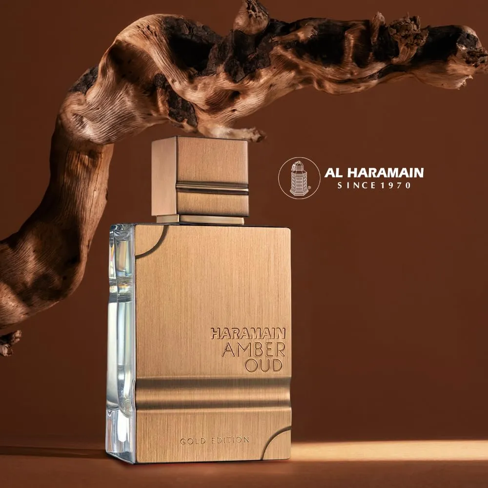 Al Haramain Amber Oud Gold Edition - Arabian Perfume for Women and Men Unisex - Long Lasting Amber - 2 oz