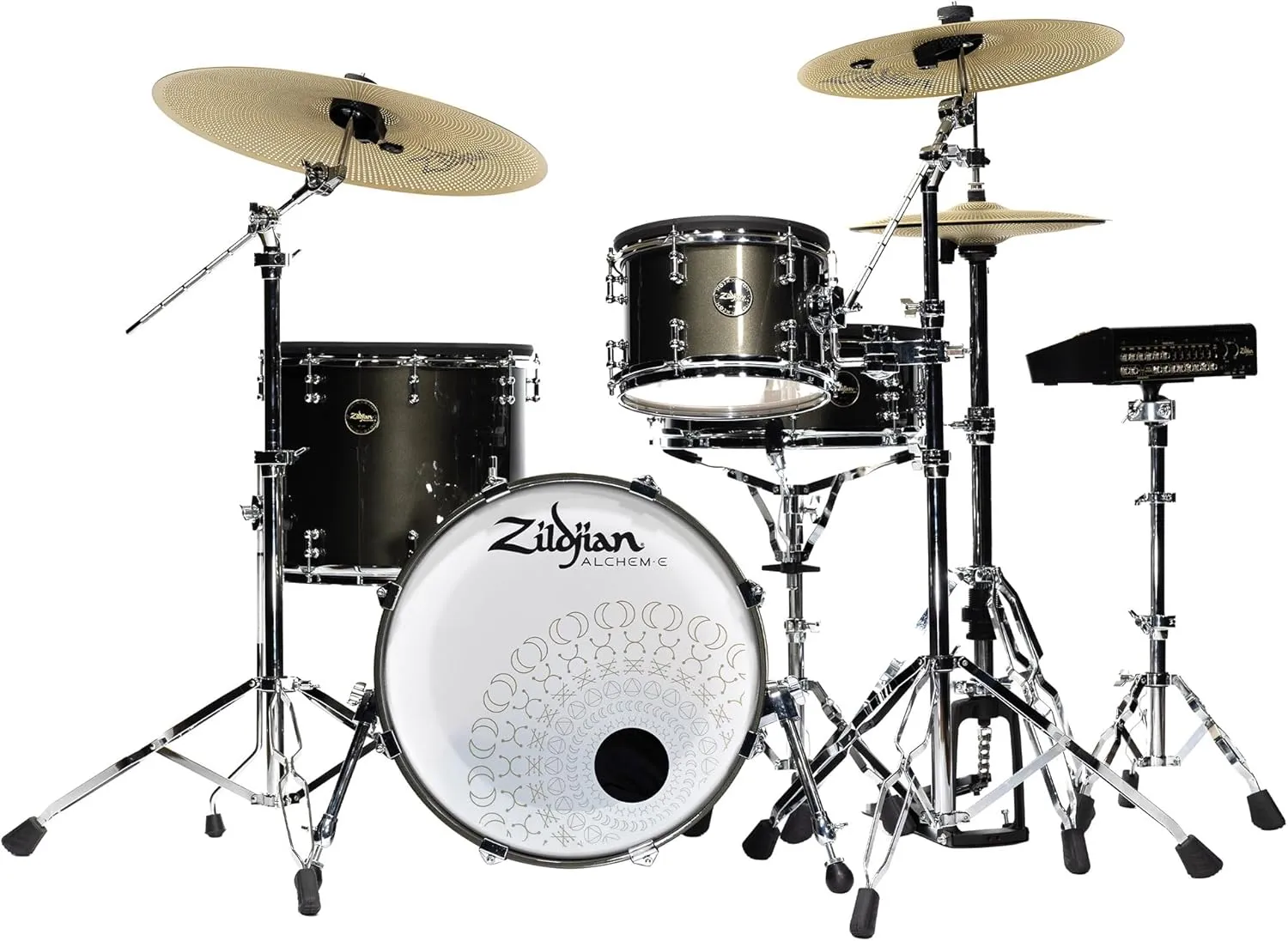 ALCHEM-E Gold Electronic Drum Kit