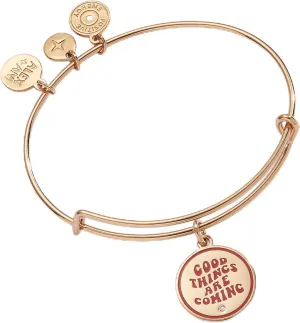 Alex and Ani 'Good Things Are Coming' Mantra Charm Bangle