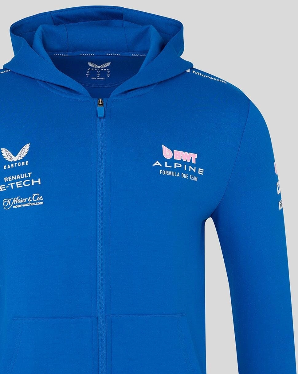 Alpine Racing F1 2025 Team Full Zip Hoodie