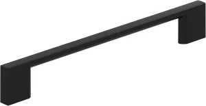 Amerock 10BX37133MB | Matte Black Cabinet Pull | 6-5/16 inch (160mm) Center-to-Center | 10 Pack | Cityscape | Furniture Hardware