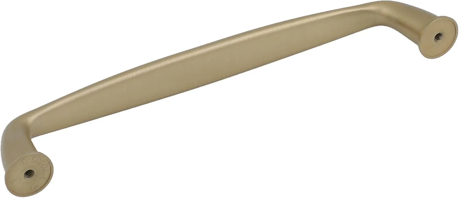 Amerock | Appliance Pull | Golden Champagne | 8 inch (203 mm) Center to Center | Kane | 1 Pack | Drawer Pull | Drawer Handle | Cabinet Hardware