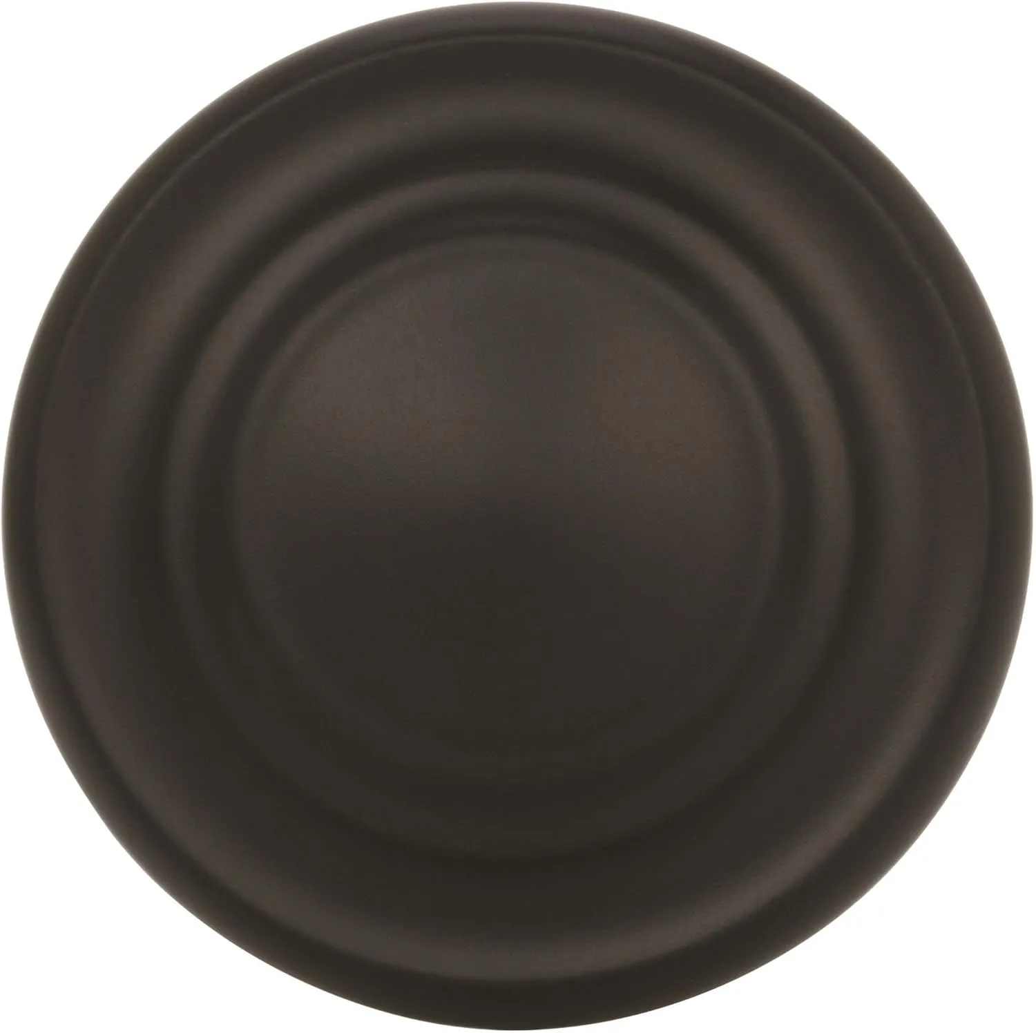 Amerock | Cabinet Knob | Matte Black | 1-5/16 inch (33 mm) Diameter | Inspirations | 10 Pack | Drawer Knob | Cabinet Hardware