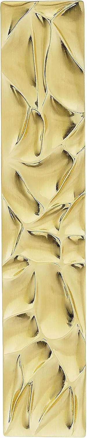 Amerock | Cabinet Pull | Brushed Gold | 5-1/16 inch (128 mm) Center to Center | Calathea | 1 Pack | Drawer Pull | Drawer Handle | Cabinet Hardware