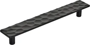 Amerock | Cabinet Pull | Matte Black | 6-5/16 inch (160 mm) Center to Center | Kamari | 1 Pack | Drawer Pull | Drawer Handle | Cabinet Hardware