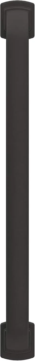 Amerock | Cabinet Pull | Matte Black | 6-5/16 inch (160 mm) Center-to-Center | Surpass | 1 Pack | Drawer Pull | Cabinet Handle | Cabinet Hardware