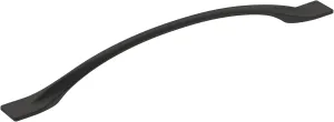 Amerock | Cabinet Pull | Matte Black | 8-13/16 inch (224 mm) Center-to-Center | Uprise | 1 Pack | Drawer Pull | Cabinet Handle | Cabinet Hardware