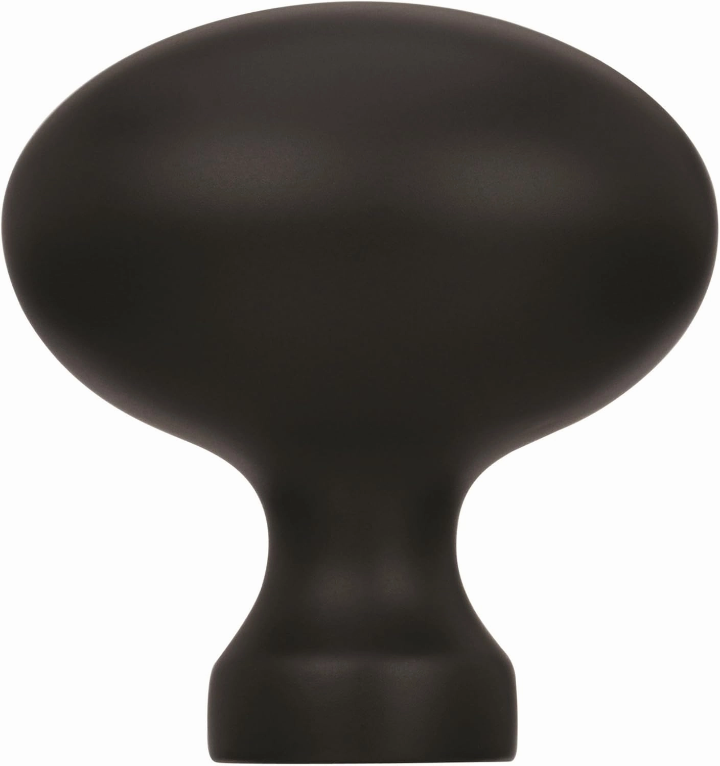 Amerock | Cabinet Knob | Matte Black | 1-3/8 inch (35 mm) Length | Vaile | 10 Pack | Drawer Knob | Cabinet Hardware