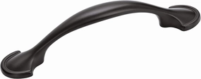Amerock | Cabinet Pull | Matte Black | 3 inch (76 mm) Center to Center | Everyday Heritage | 10 Pack | Drawer Pull | Drawer Handle | Cabinet Hardware