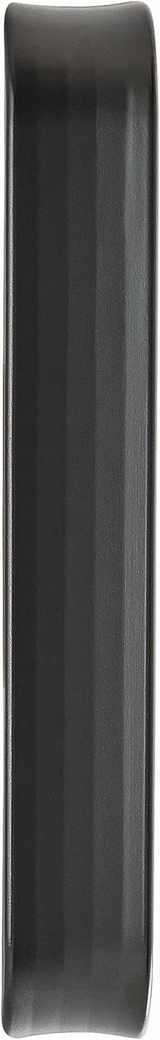 Amerock | Cabinet Pull | Matte Black | 6-5/16 inch (160 mm) Center to Center | Concentric | 1 Pack | Drawer Pull | Drawer Handle | Cabinet Hardware