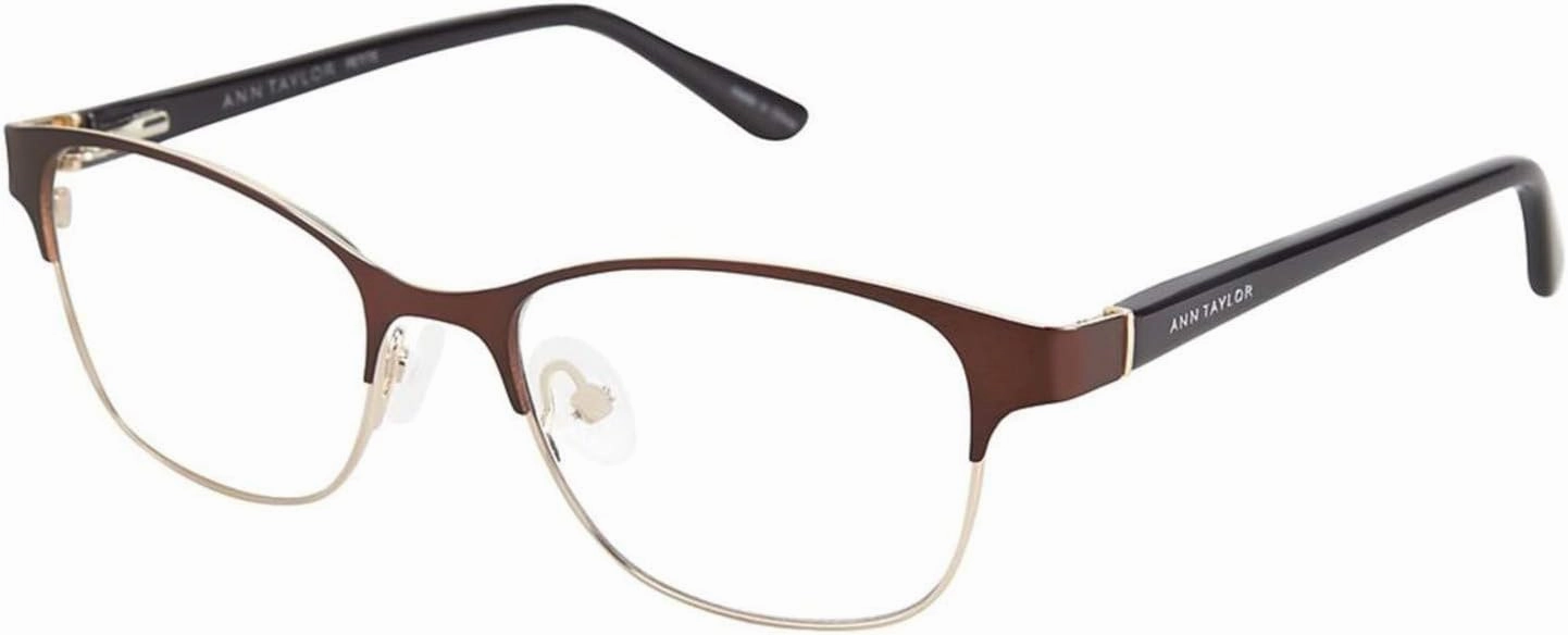 Ann Taylor ATP706 Eyeglass Frames - Frame Brown/Gold, Size 48/16mm TYATP70602
