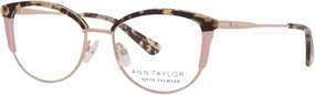 Ann Taylor Eyeglasses ATP 824 Petite C02 Rose Gold
