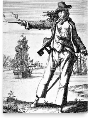 Anne Bonny Poster Print - Wall Art for Home Decor Office Living Room Bedroom, No Frame, Large 18"x24"