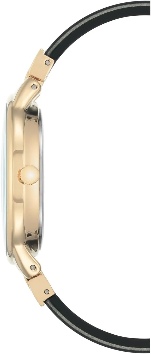 Anne Klein Women's Premium Crystal Accented Resin Bangle Watch