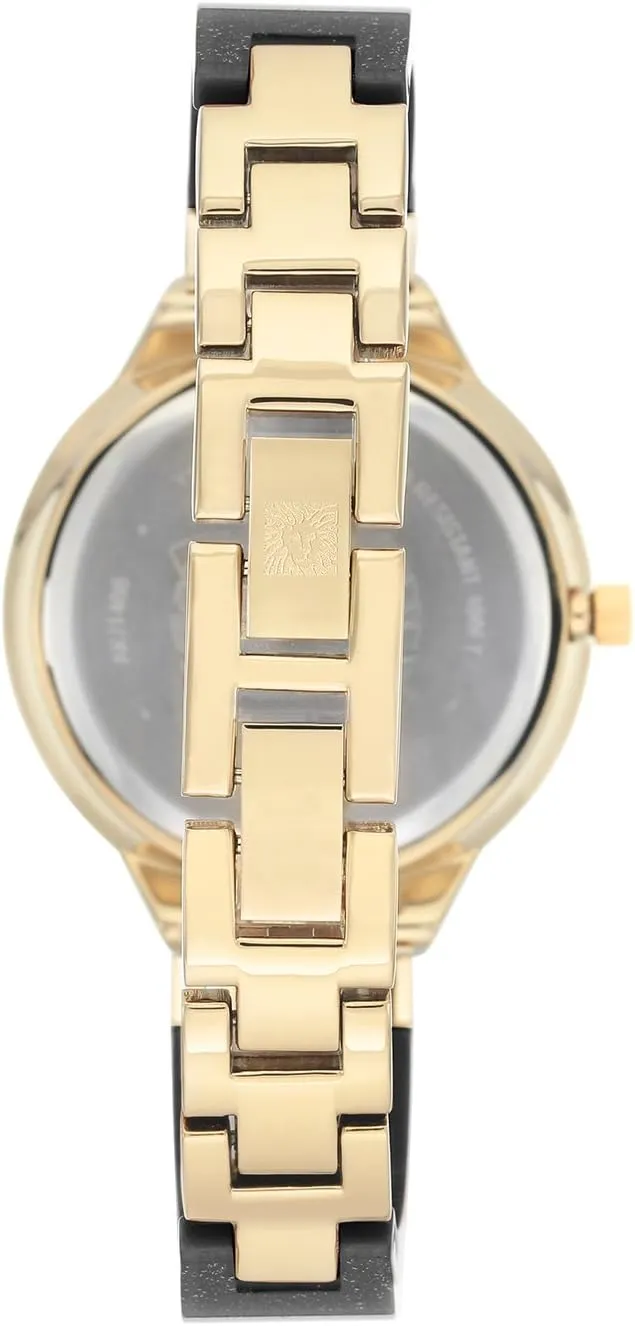 Anne Klein Women's Premium Crystal Accented Resin Bangle Watch