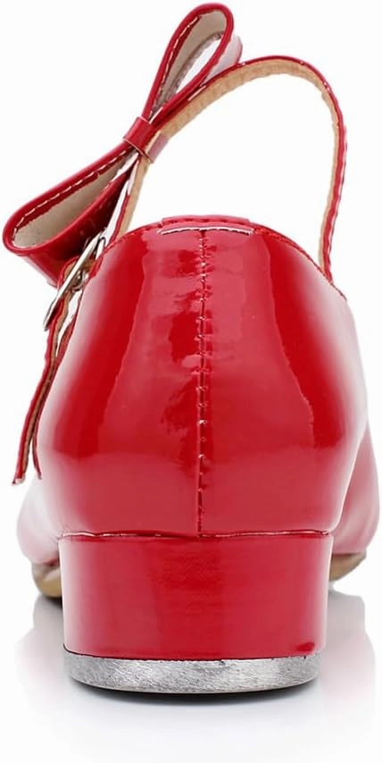 AOQUNFS Beginner Tap Shoe for Girls, Kids Tap Dance Shoes for Toddler, Mary Jane Tap Shoes,FT-031