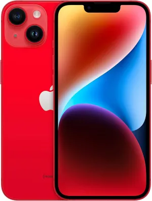 Apple iPhone 14, 128GB, (Product) Red - Unlocked (Renewed Premium)