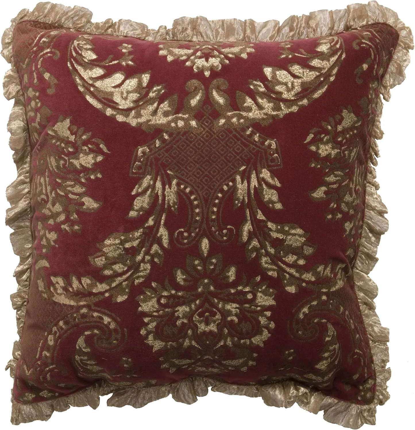 April Cornell 16 by 16-Inch Cushion, Amadeus Wine