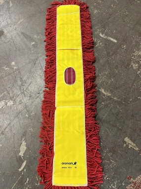 ARAMARK Dust Mop Industrial Closed-Loop dust mop, red 1 Piece Style DP0018 YELO 42" (Pack of 12)
