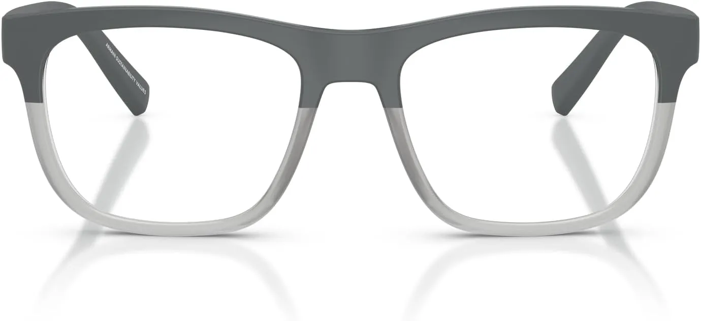 Armani Exchange Men's Ax3050 Square Prescription Eyeglass Frames