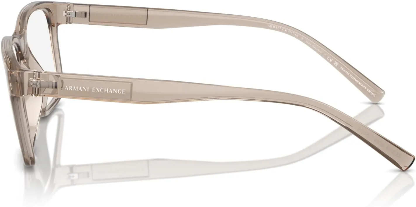 Armani Exchange Men's Ax3114 Rectangular Prescription Eyewear Frames