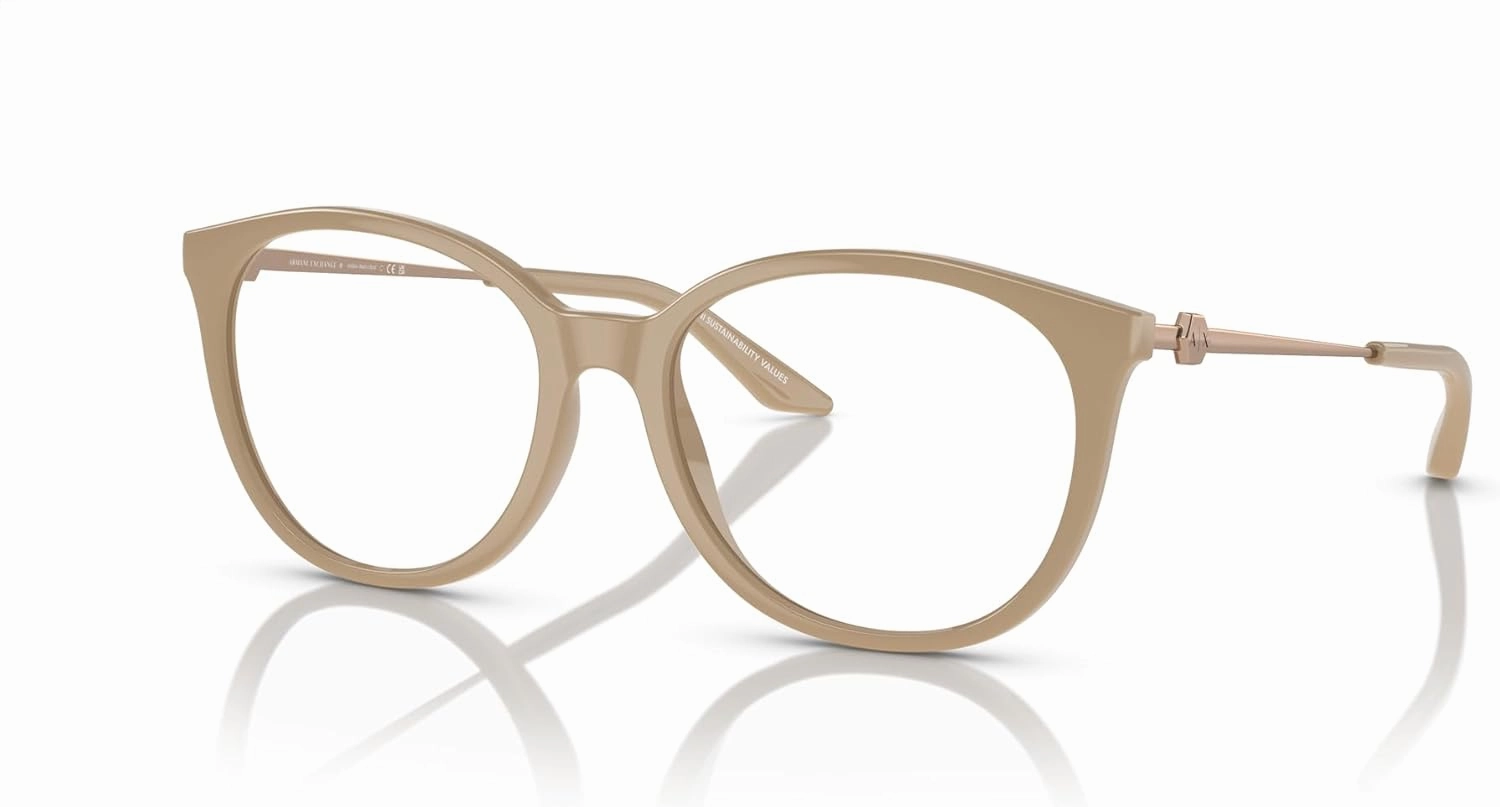 Armani Exchange Women's Ax3109f Low Bridge Fit Cat Eye Prescription Eyewear Frames