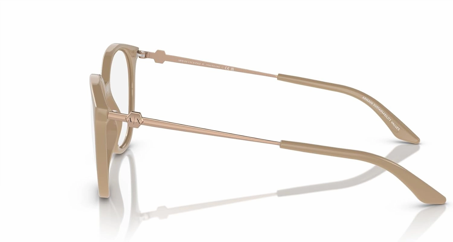 Armani Exchange Women's Ax3109f Low Bridge Fit Cat Eye Prescription Eyewear Frames