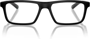 ARNETTE Eyeglasses AN 7249 2900 Recycled Black Matte/Shiny/Demo Lens