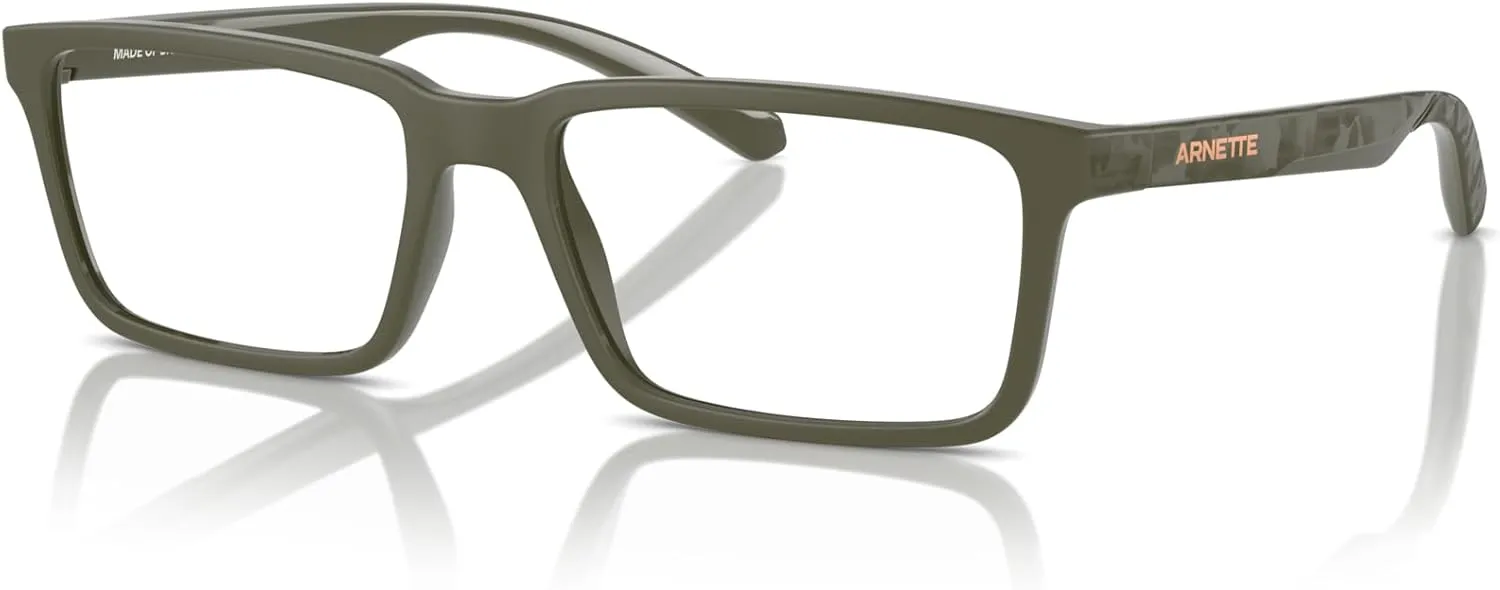 ARNETTE Men's An7253 Koko Rectangular Prescription Eyewear Frames