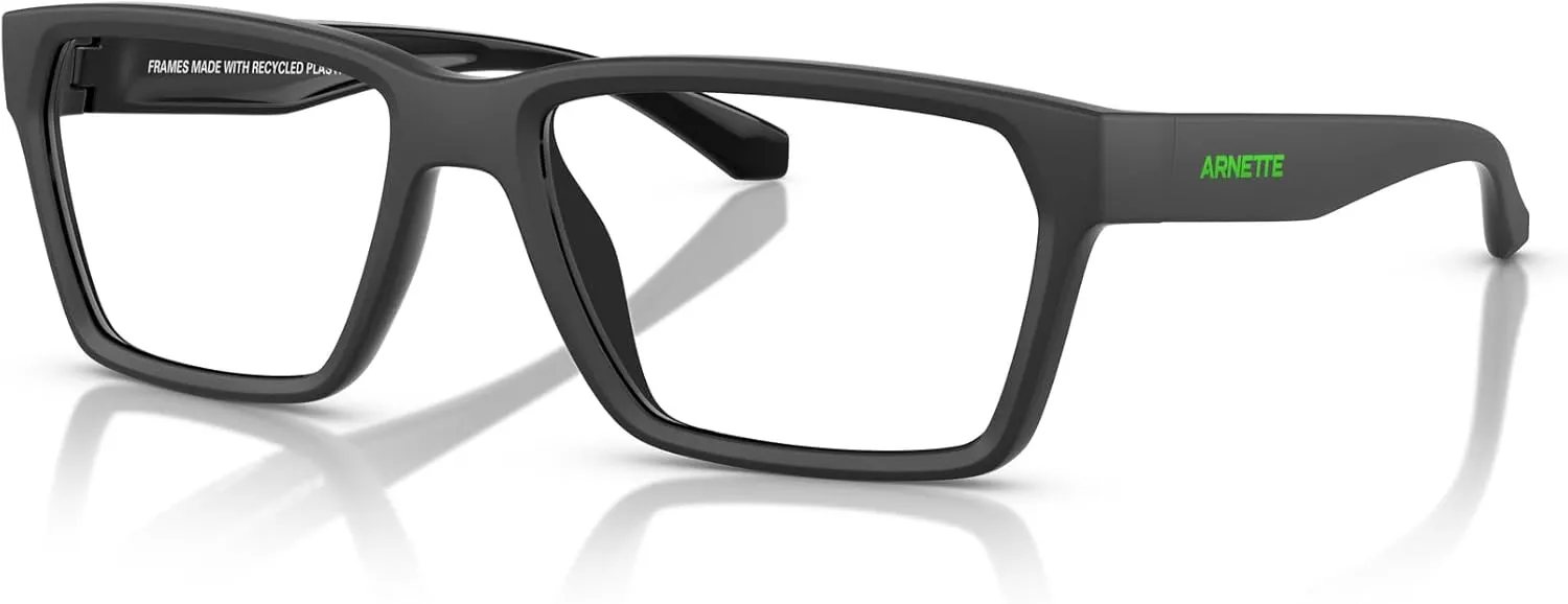 ARNETTE Men's An7257u Pinz Rectangular Prescription Eyewear Frames