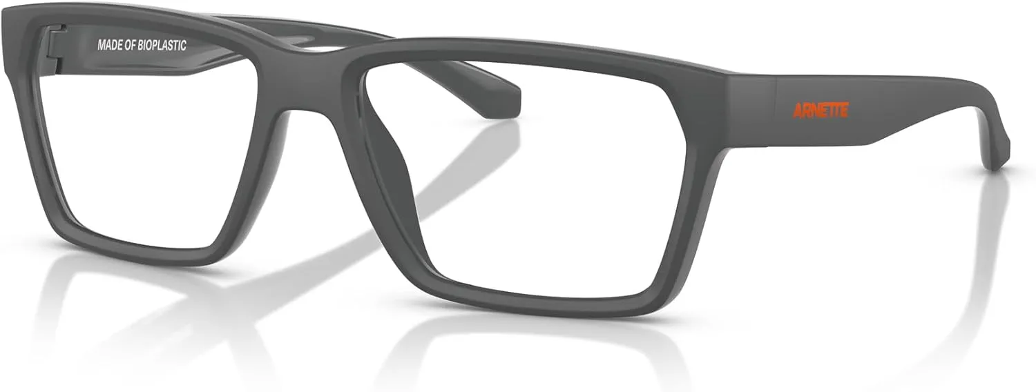 ARNETTE Men's An7257u Pinz Rectangular Prescription Eyewear Frames