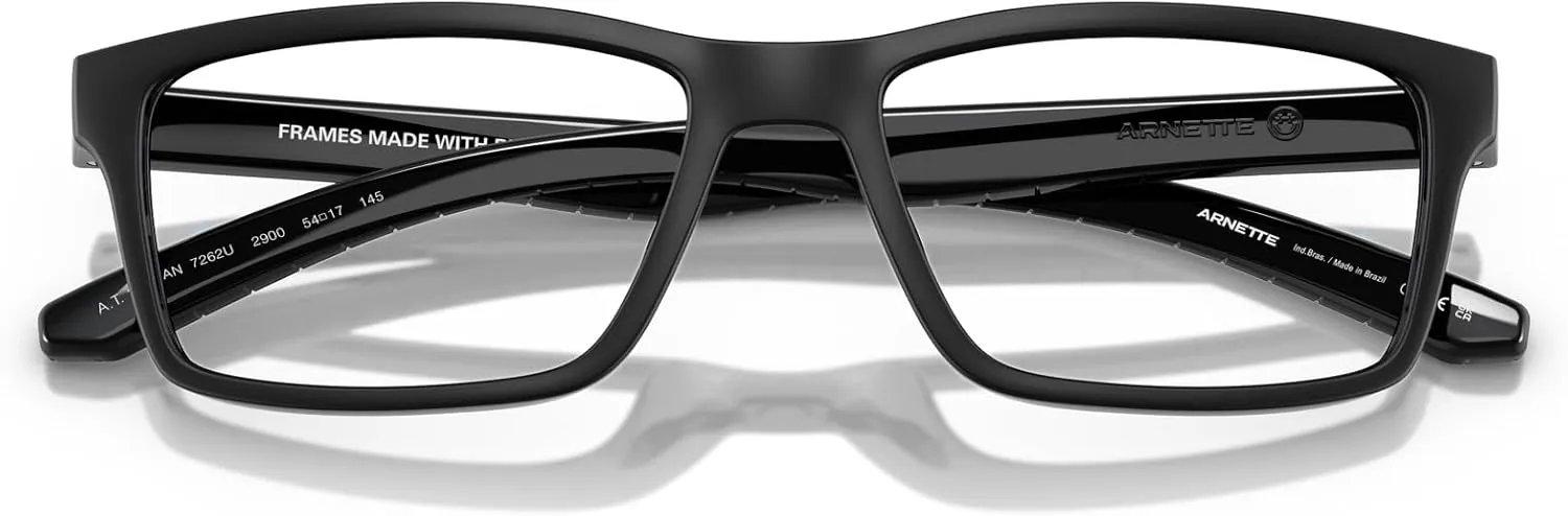 ARNETTE Men's An7262u A.t. 2.0 Square Prescription Eyewear Frames