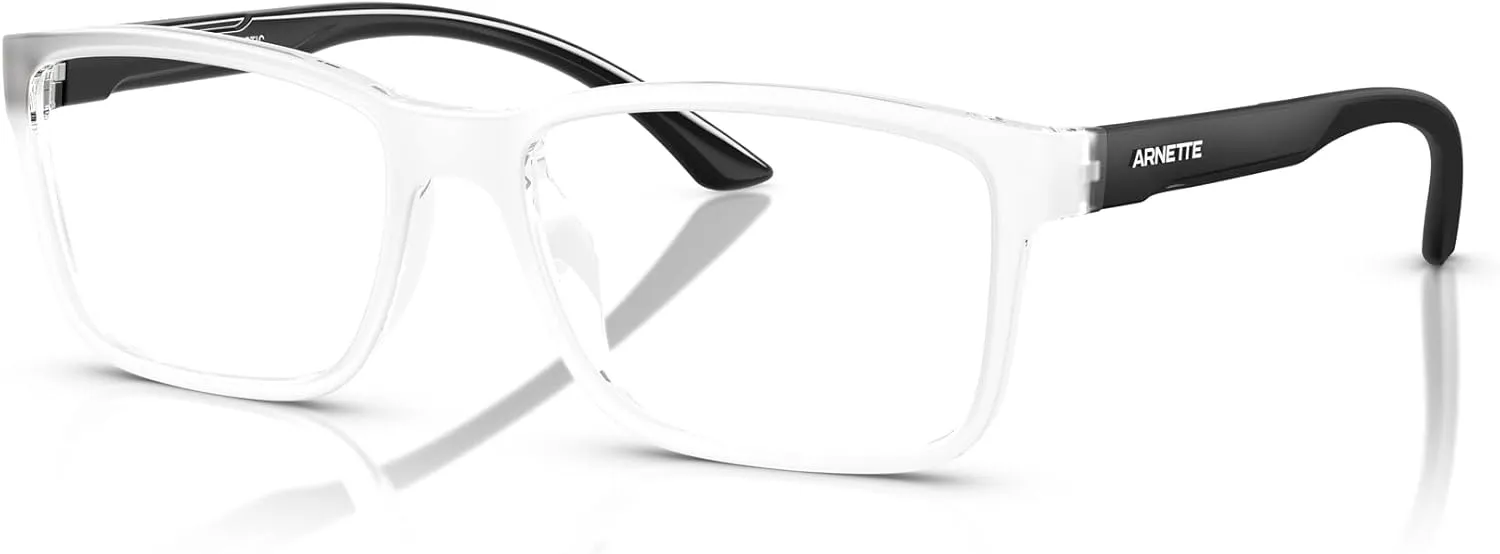 ARNETTE Men's An7276u Derail Universal Fit Square Prescription Eyewear Frames