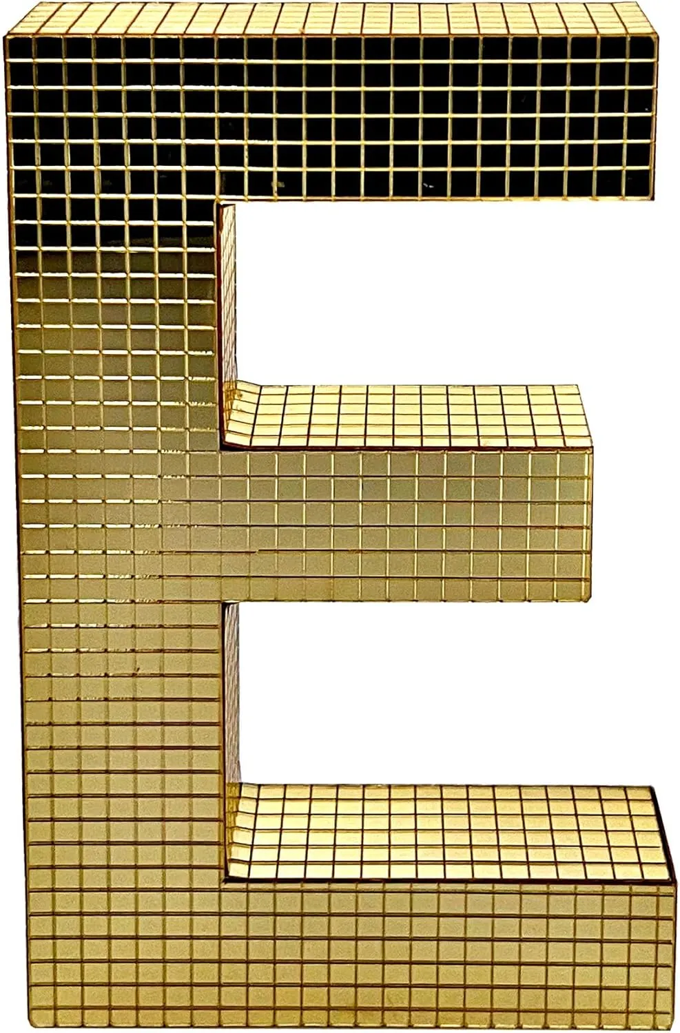 Ashland 7.75" Gold Disco Tabletop Monogram Letter Spring Home Decor